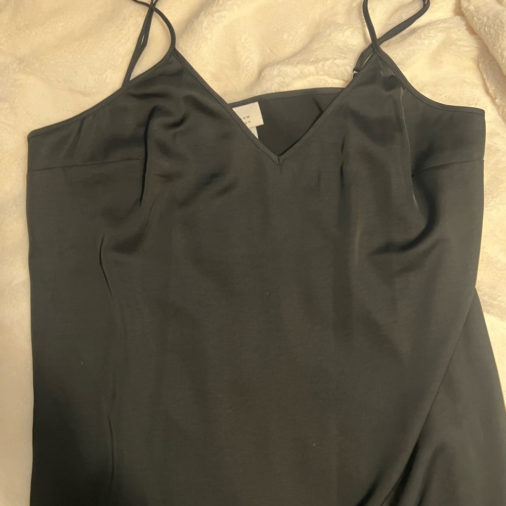 Black Satin Dress